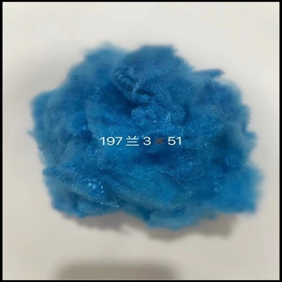 1.5dtex 65mm αναπαραγμένες μη συνεχείς ίνες πολυεστέρα για τα μη υφανθε'ντα υφάσματα