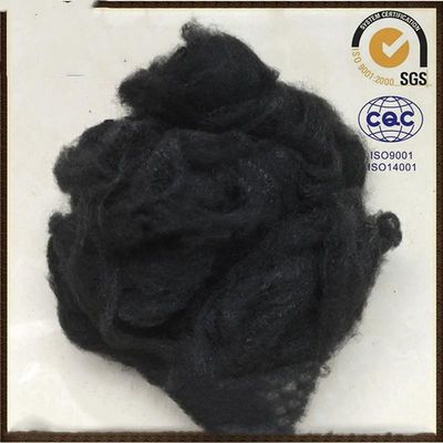 6D Χ 64mm μαύρες μη συνεχείς ίνες πολυεστέρα PSF Virgin για Geotextile