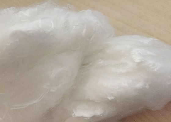 Φωτεινή ακατέργαστη άσπρη ίνα Psf μη συνεχών ινών πολυεστέρα 0.5D Virgin για το ράβοντας νήμα