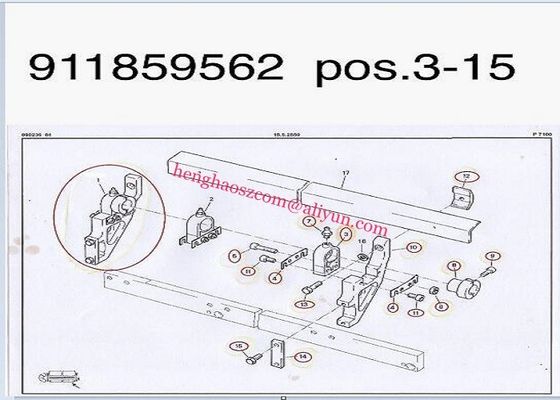 ISO9001 Projectile αργαλειών μερών ανταλλακτικά μηχανημάτων Sulzer υφαίνοντας