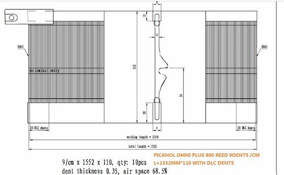ΚΆΛΑΜΟΙ AIRJET ΓΙΑ PICANOL OMNI ΣΥΝ ΤΟΝ ΚΆΛΑΜΟ 800